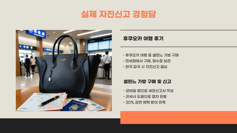 일본 관세 자진신고 이미지 3
